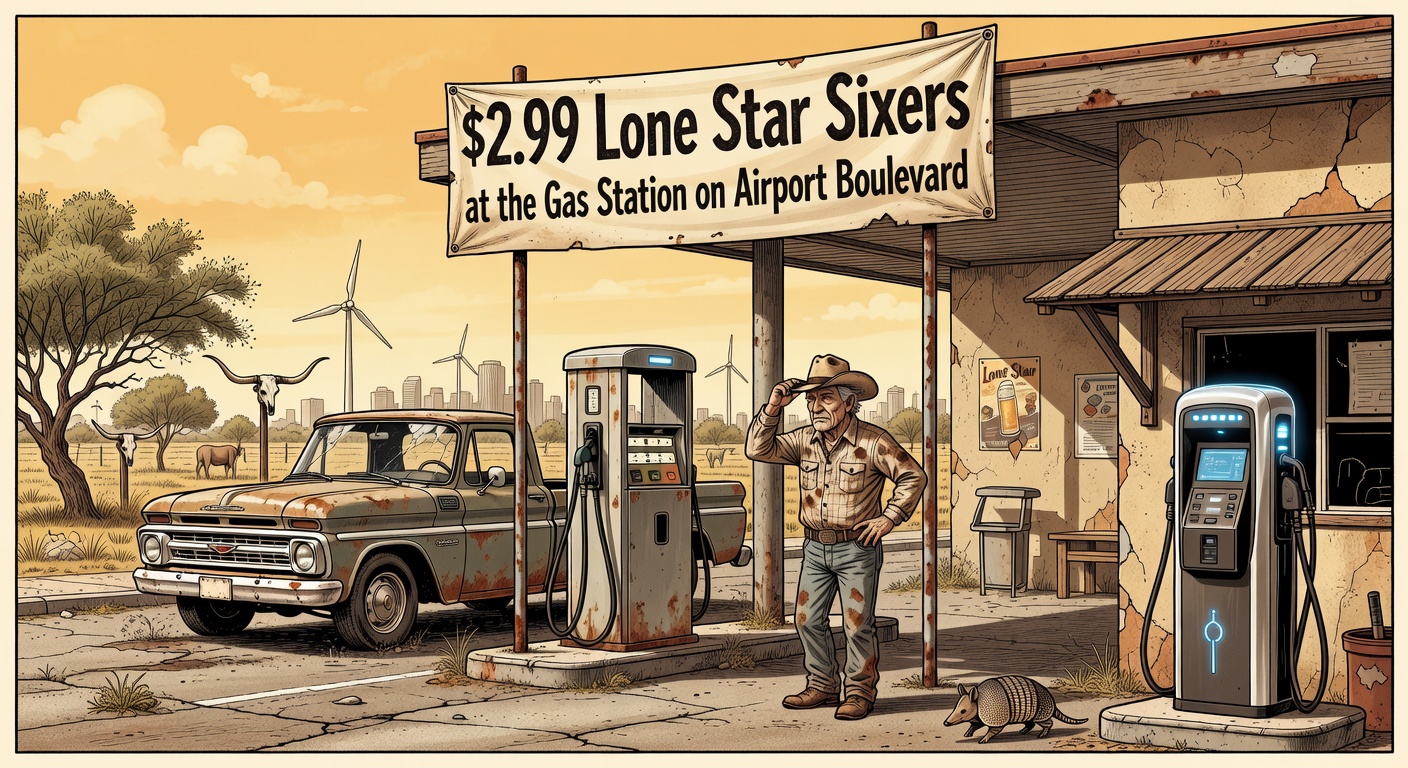 $2.99 Lone Star Sixers at the Gas Station on Airport Boulevard
