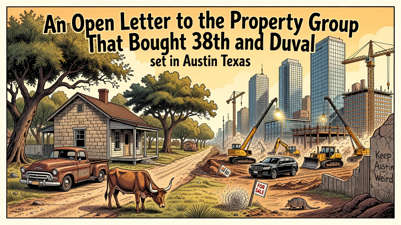 An Open Letter to the Property Group That Bought 38th and Duval