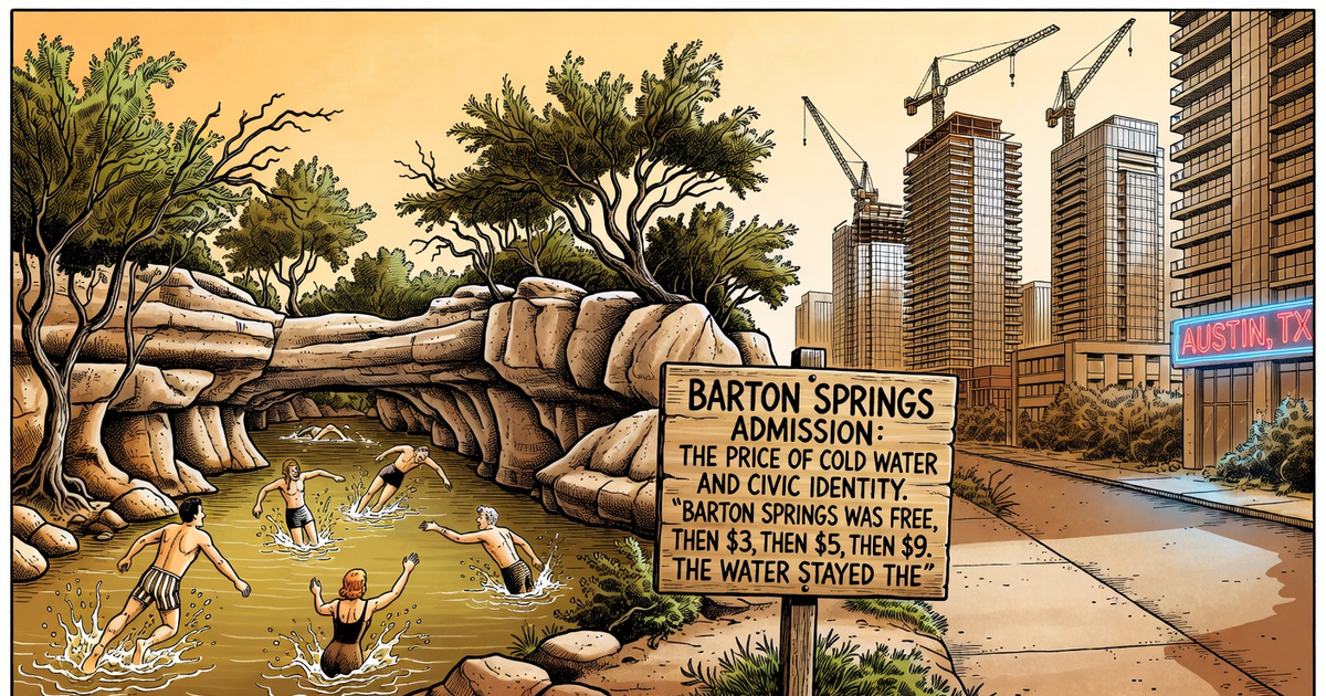 Barton Springs Admission: The Price of Cold Water and Civic Identity