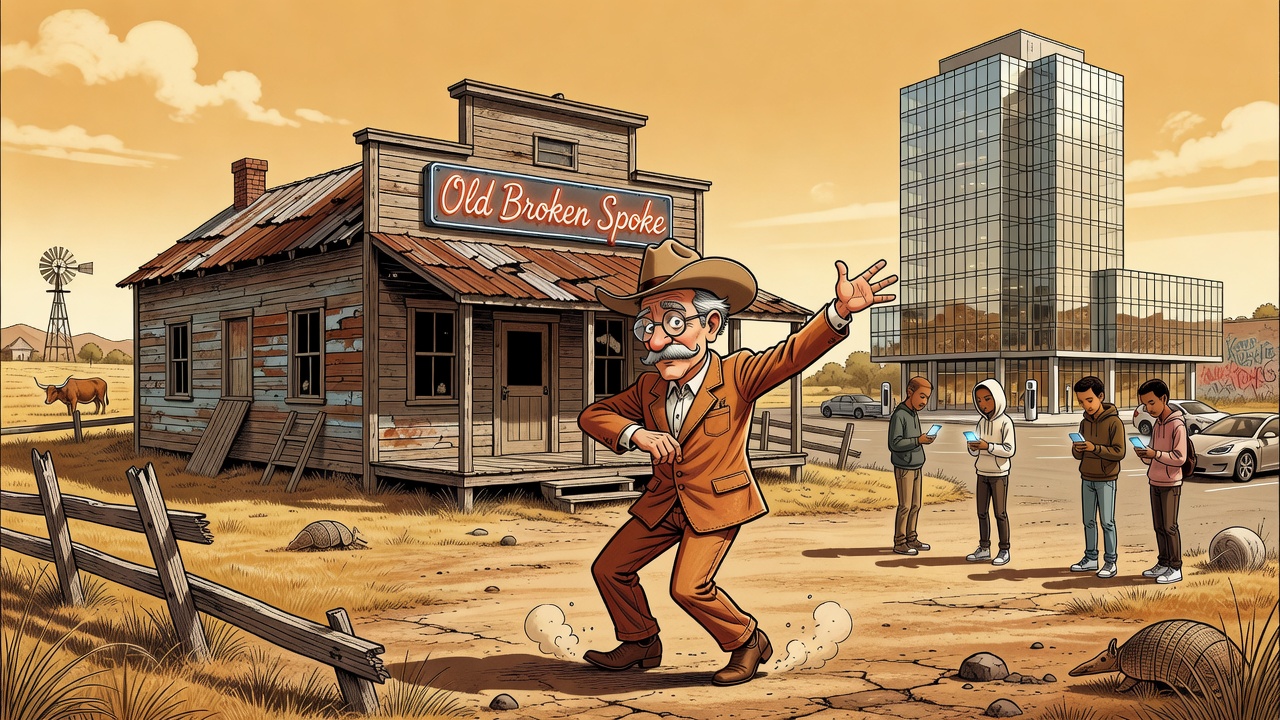 Chief Nostalgia Officer Spotted at the Old Broken Spoke