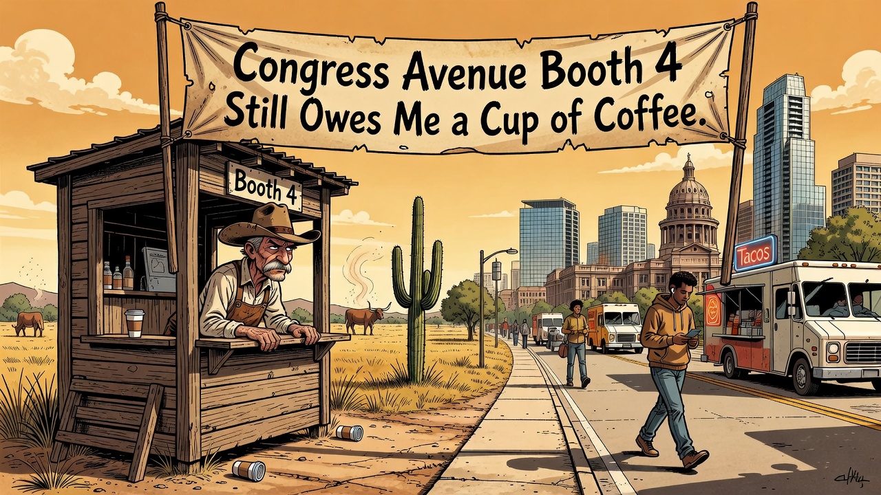 Congress Avenue Booth 4 Still Owes Me a Cup of Coffee