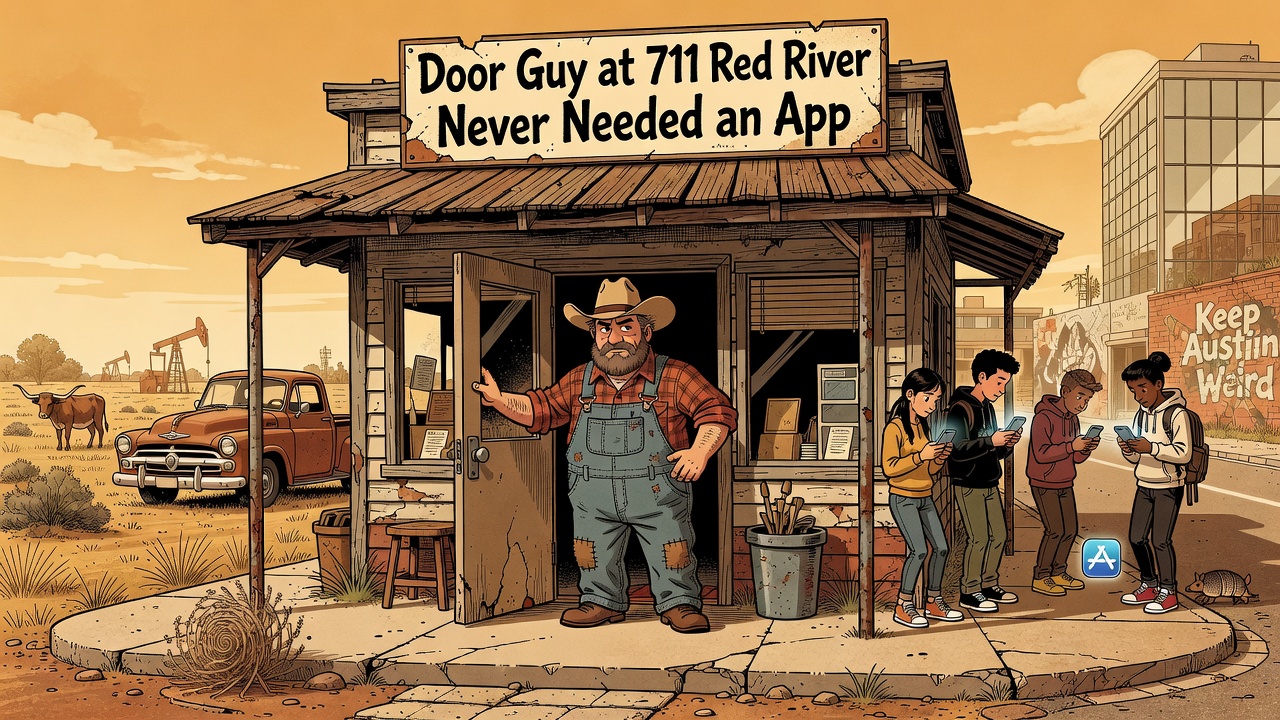 Door Guy at 711 Red River Never Needed an App