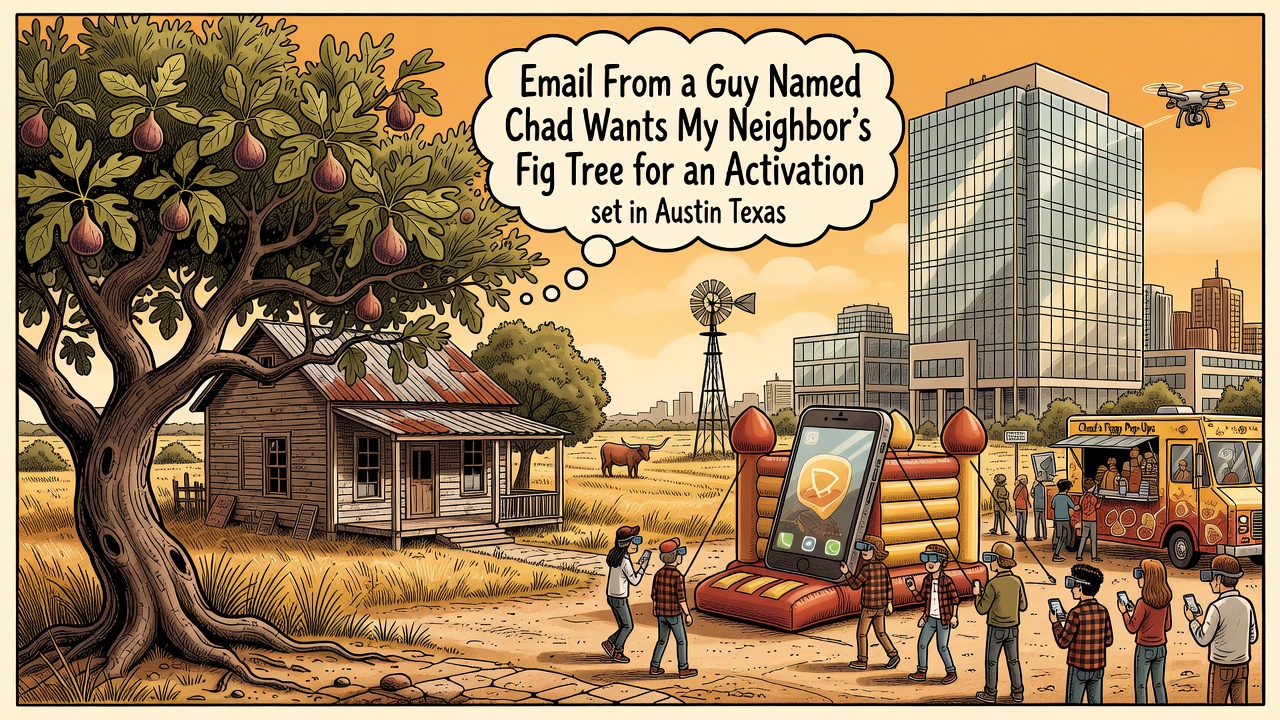 Email From a Guy Named Chad Wants My Neighbor's Fig Tree for an Activation
