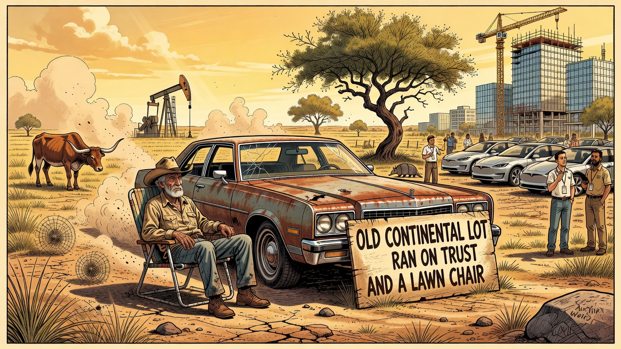 Old Continental Lot Ran on Trust and a Lawn Chair
