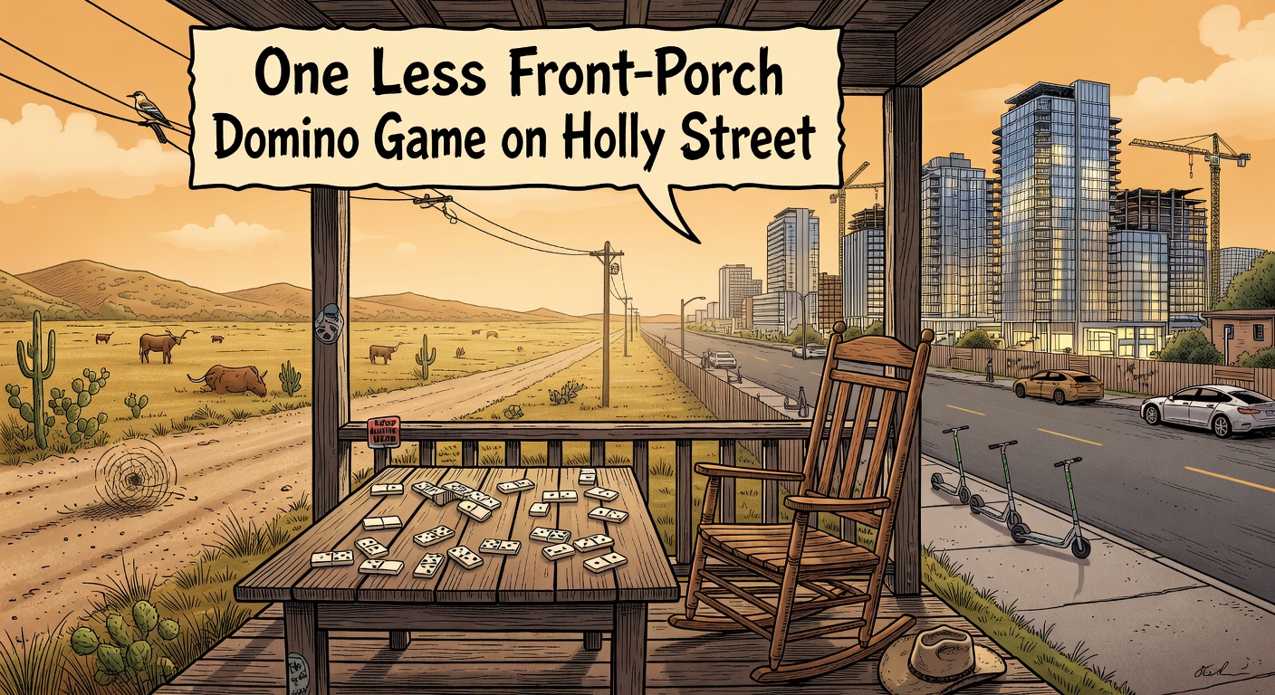 One Less Front-Porch Domino Game on Holly Street