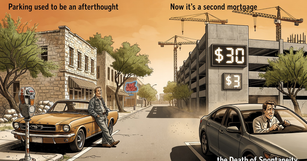 Parking Downtown: A $3 Meter, a $30 Garage, and the Death of Spontaneity