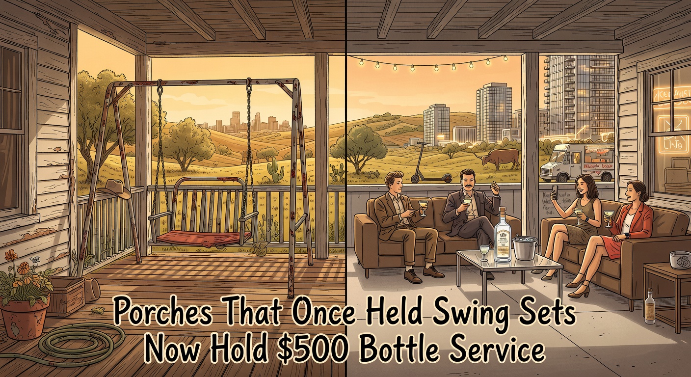 Porches That Once Held Swing Sets Now Hold $500 Bottle Service