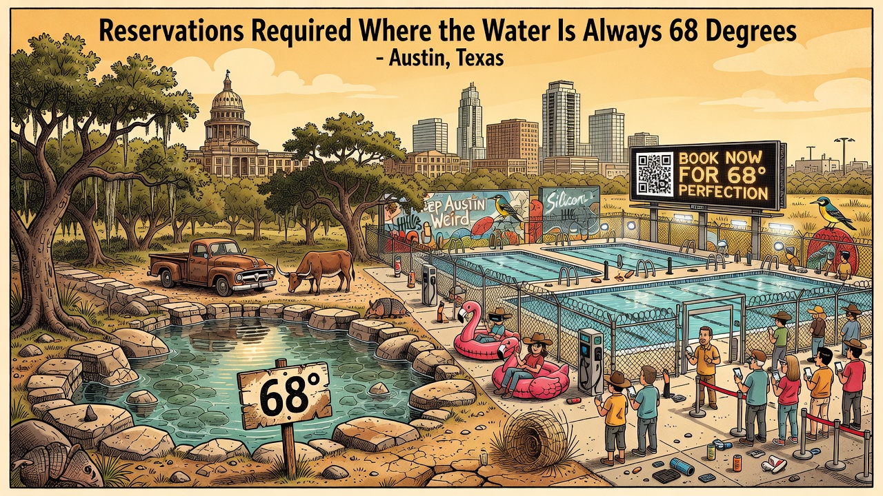 Reservations Required Where the Water Is Always 68 Degrees