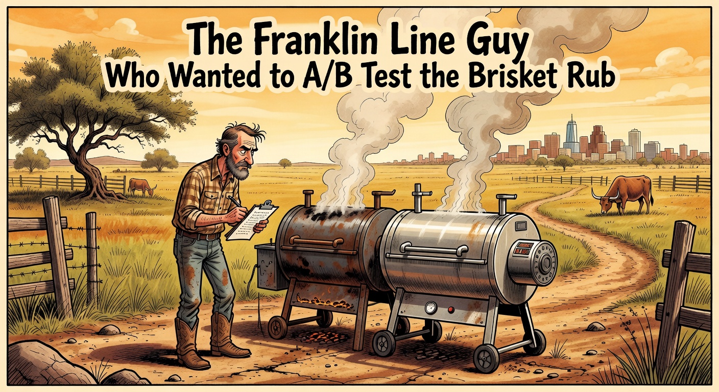 The Franklin Line Guy Who Wanted to A/B Test the Brisket Rub