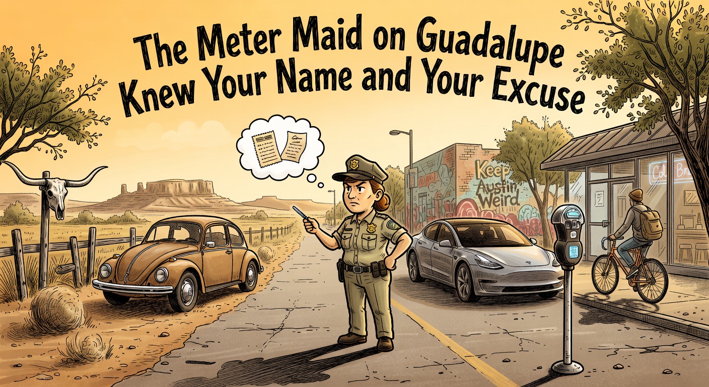 The Meter Maid on Guadalupe Knew Your Name and Your Excuse