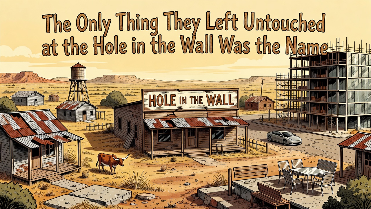 The Only Thing They Left Untouched at the Hole in the Wall Was the Name
