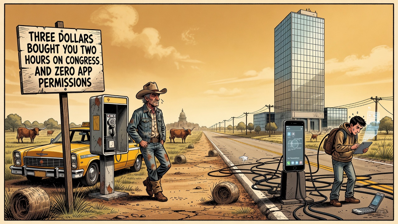 Three Dollars Bought You Two Hours on Congress and Zero App Permissions