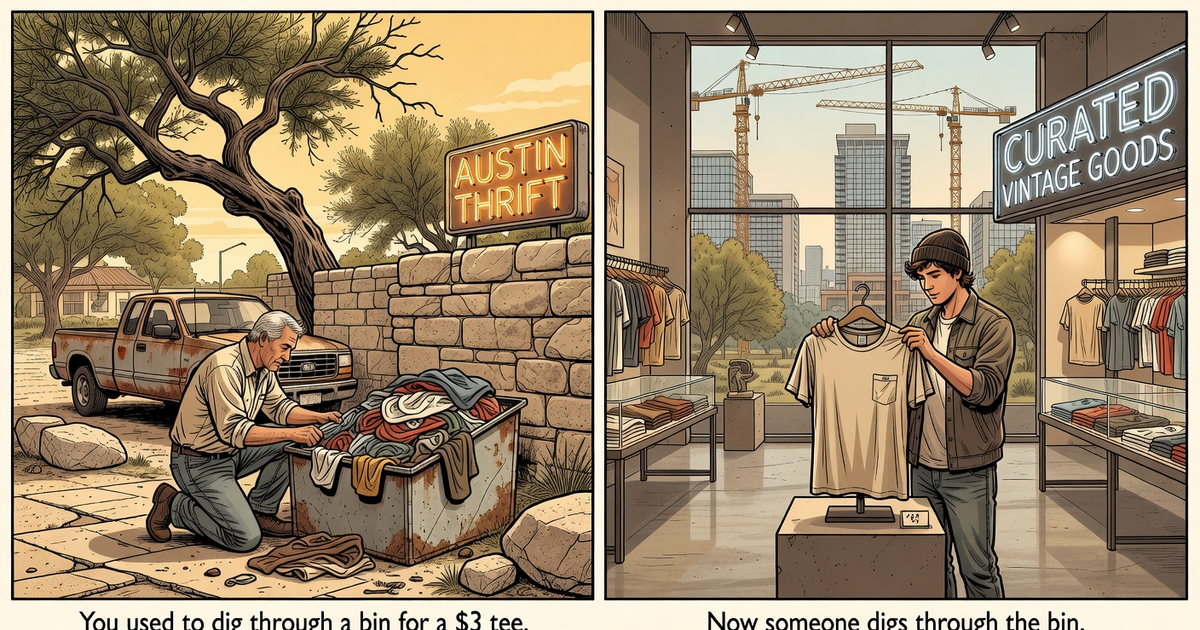 Thrift Store T-Shirts: From $3 Bin to $45 'Curated Vintage'